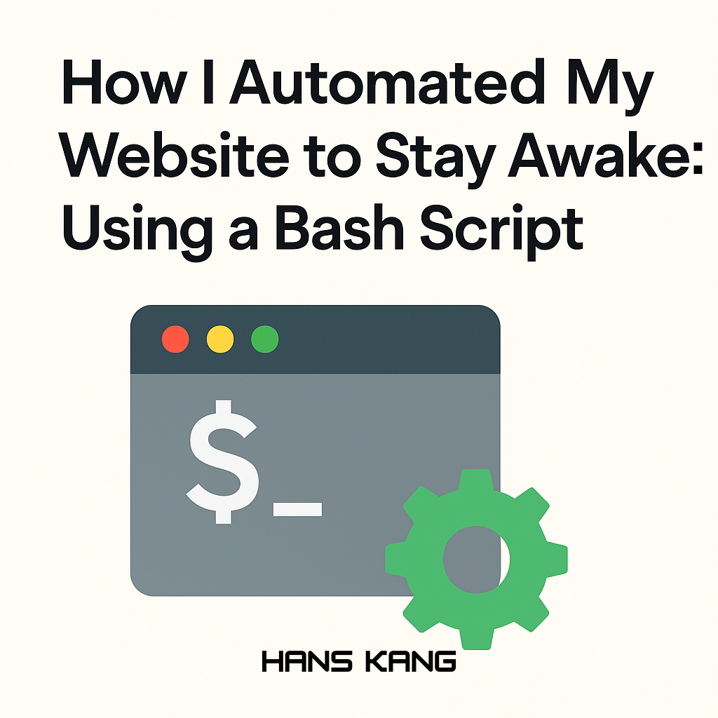 Automating My Website to Stay Active with a Bash Script